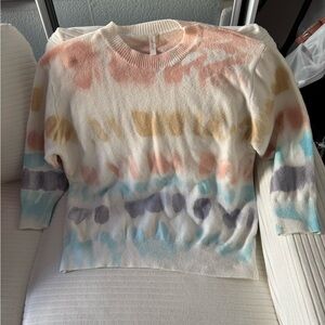Trendy Multicolor Tie-Dye Sweater